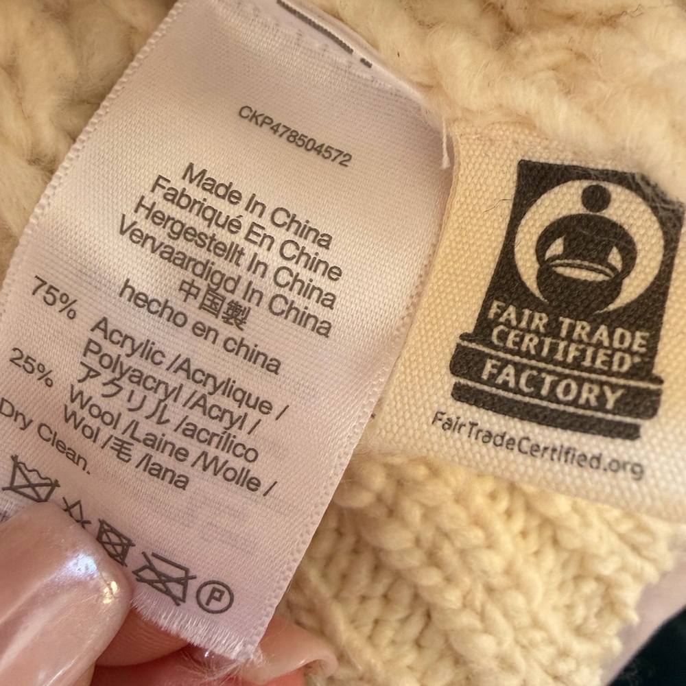 Madewell chunky bomber cardigan size medium - Picture 6 of 6